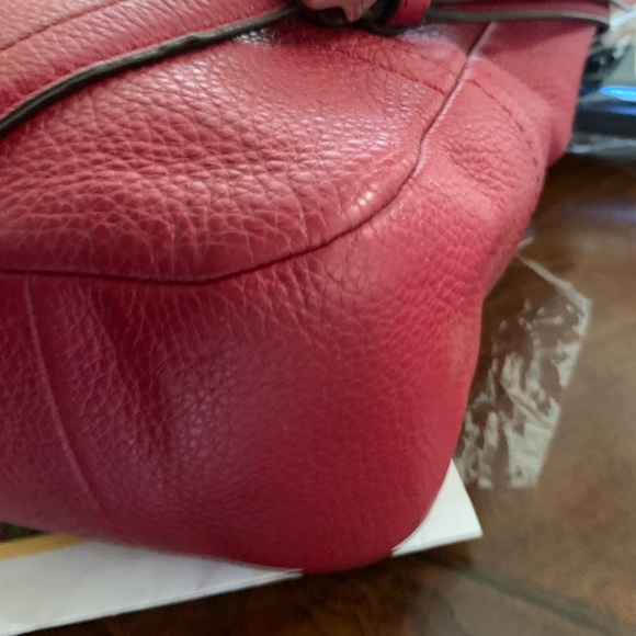 Coach Park Hono red leather bag and wallet EUC - Picture 7 of 15